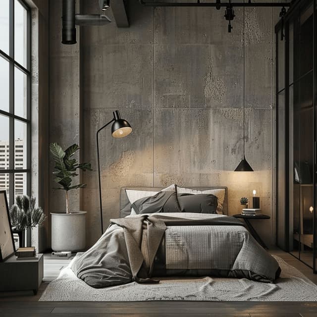 Пример архитектурной визуализации в индустриальный стиле - Лофт и урбанистический шик